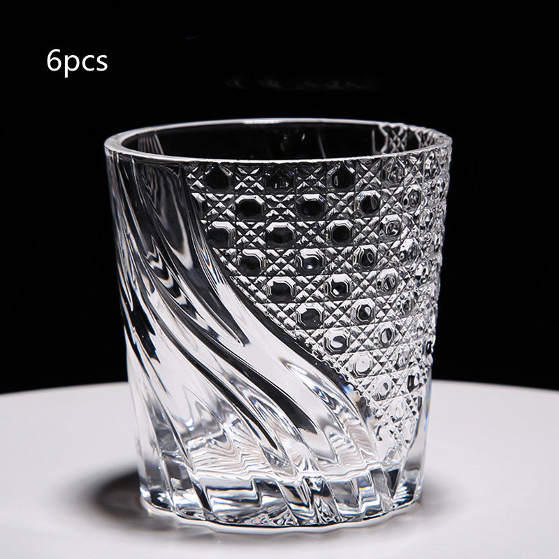 Crystal Diamond Whiskey Glass