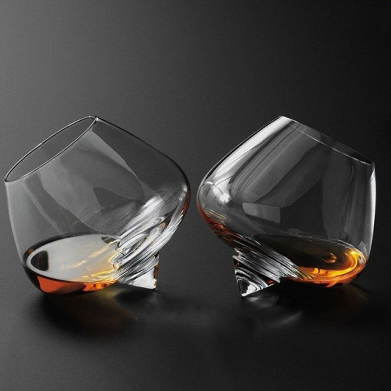 Spinning Whiskey Glass