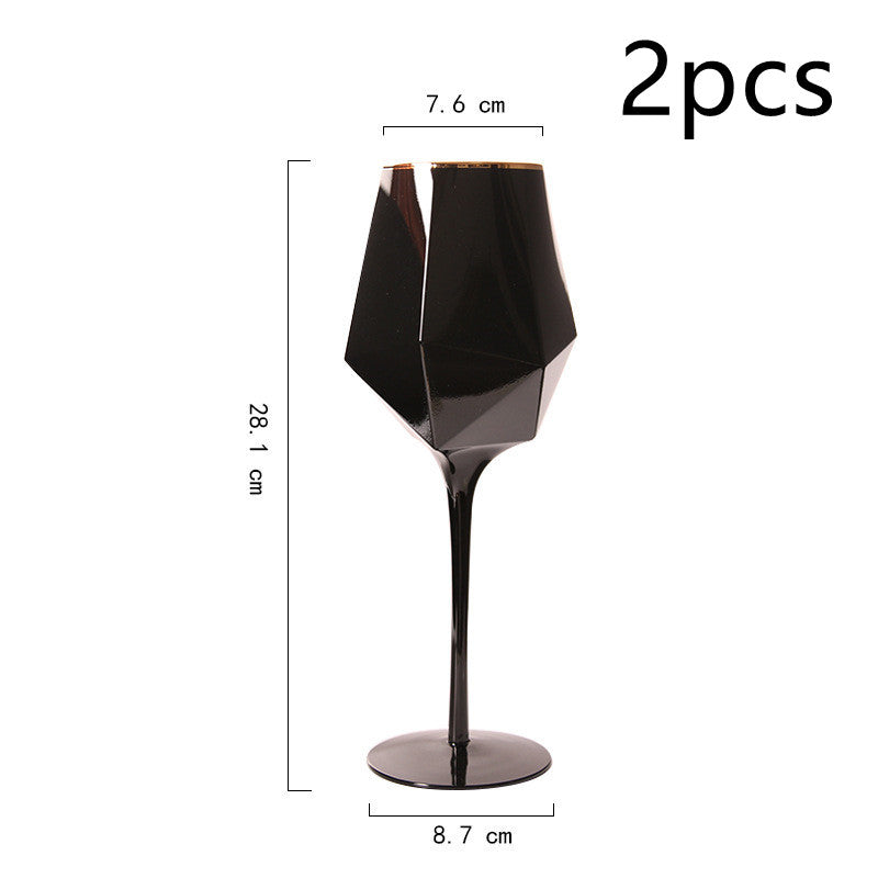 Goblet Simple Wine Glass Champagne Glasses For Model Room Setting