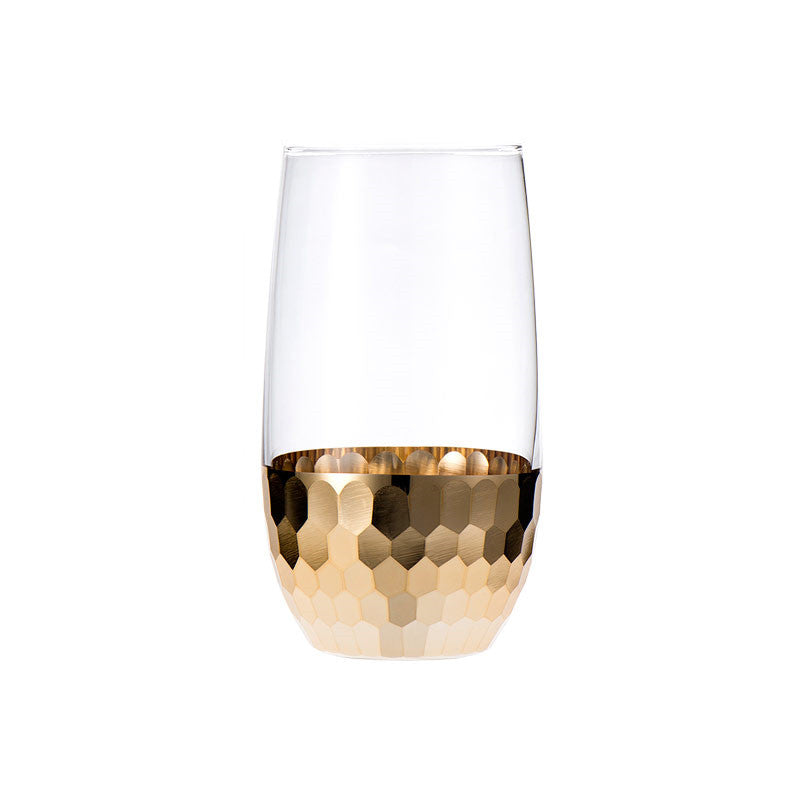 Gold Scaled Champagne Flutes