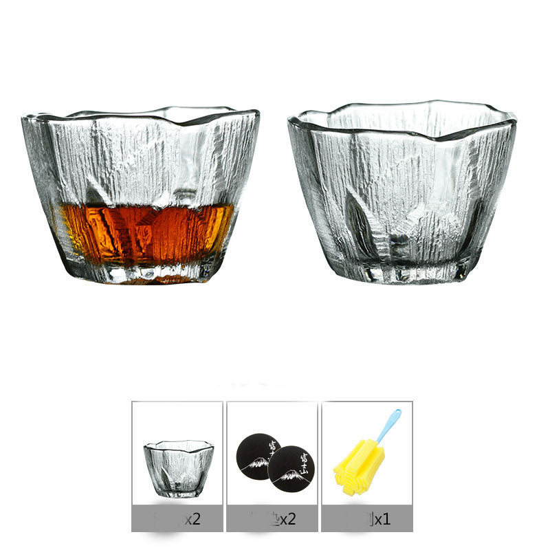 Household Simple Crystal Glass Whiskey Glass