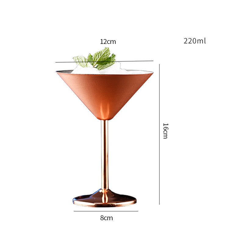 Stainless Steel Martini Glass