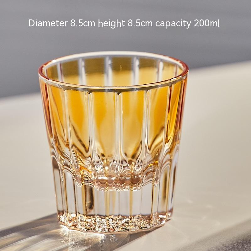 Crystal Whiskey Glass - Colored