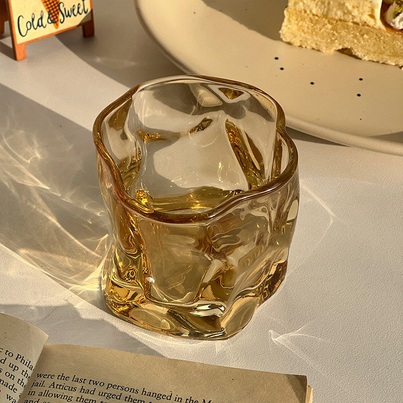 Instagram Wind Irregular Whiskey Glass