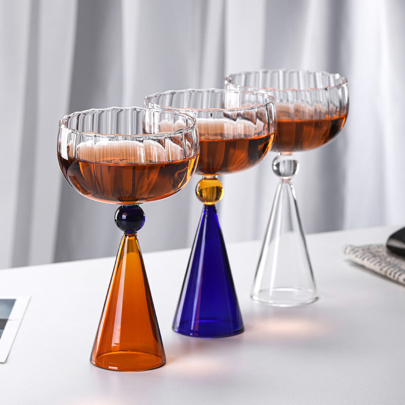 High Foot Household Champagne Glass