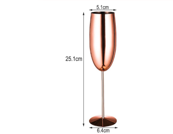 Stainless Steel Champagne Glass