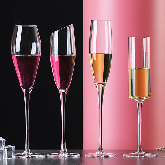 Crystal Glass Champagne Cup Set