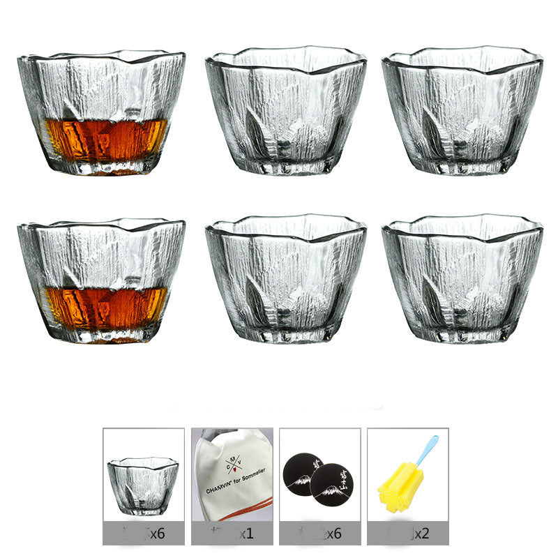 Household Simple Crystal Glass Whiskey Glass