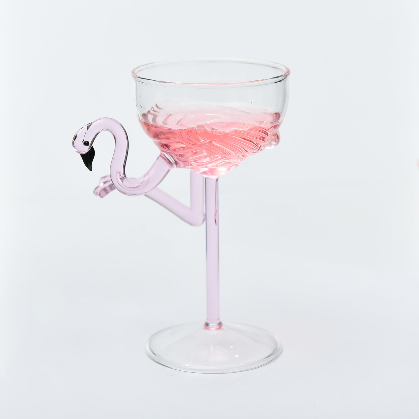 Flamingo Coup Glass