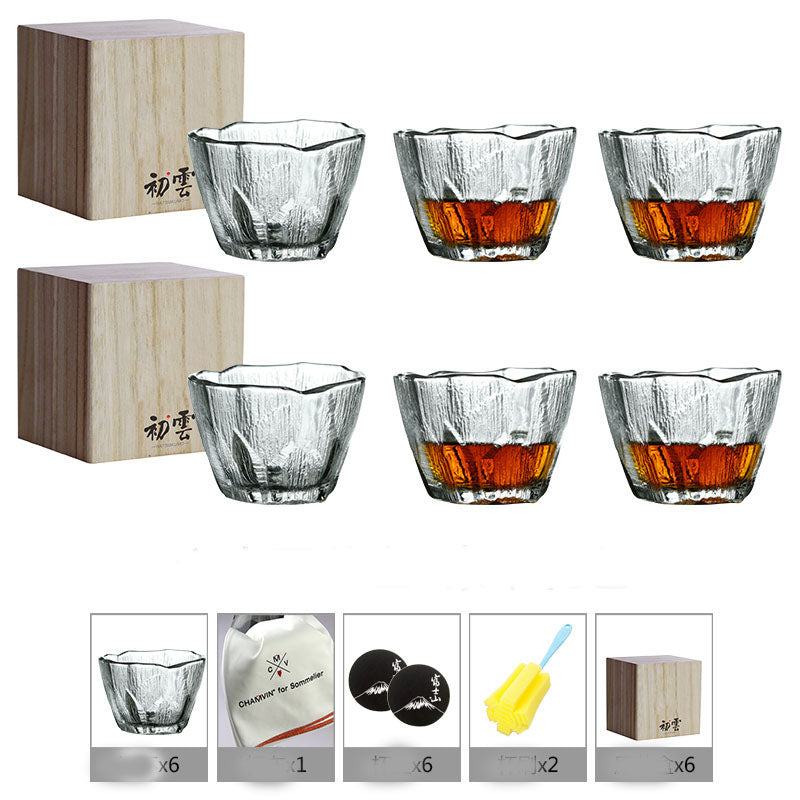 Household Simple Crystal Glass Whiskey Glass