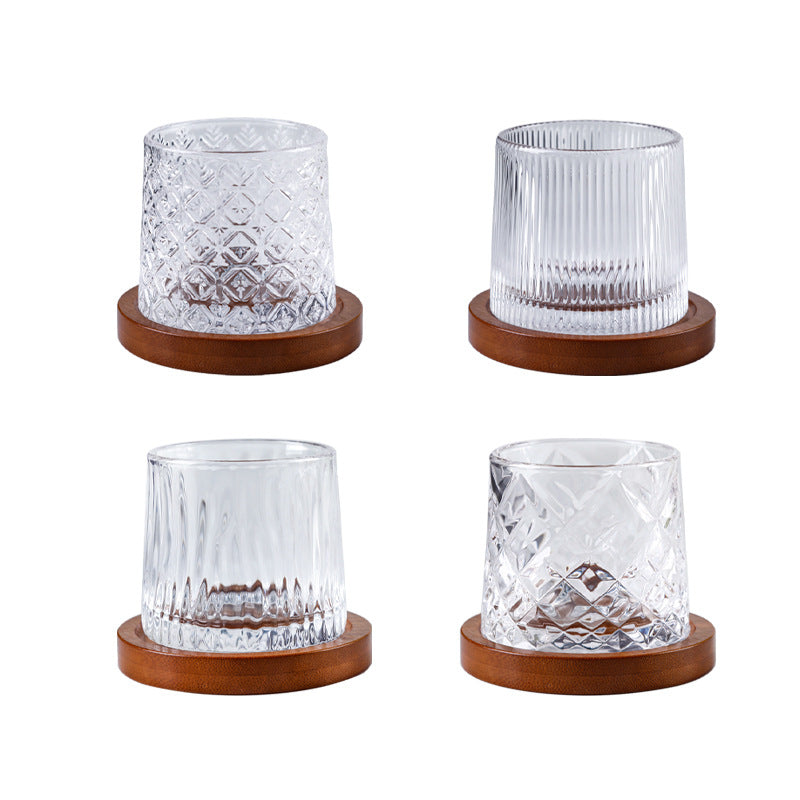 Diamond Tumbler Whiskey Glass