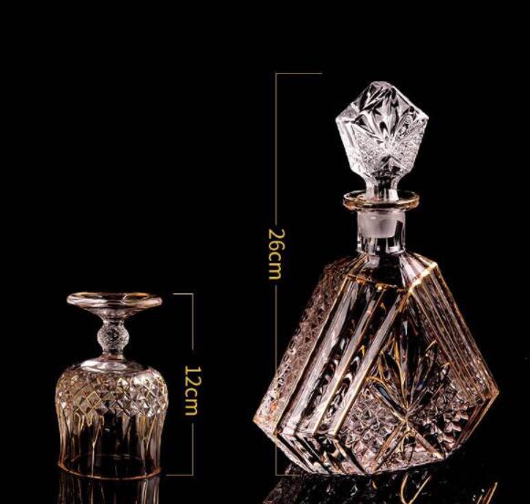 Royal Crystal Decanter and Glass Set