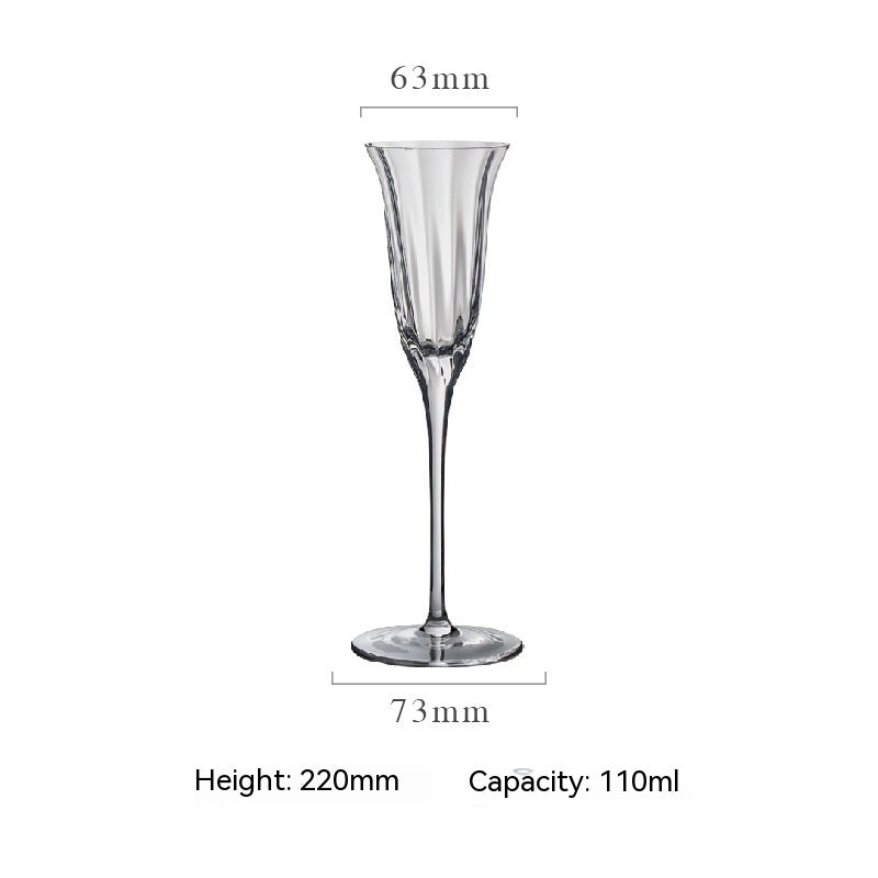 Retro Champagne Glasses Set