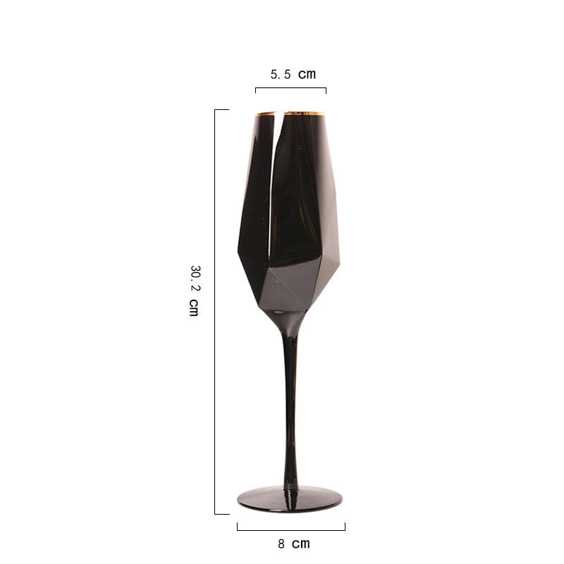 Goblet Simple Wine Glass Champagne Glasses For Model Room Setting