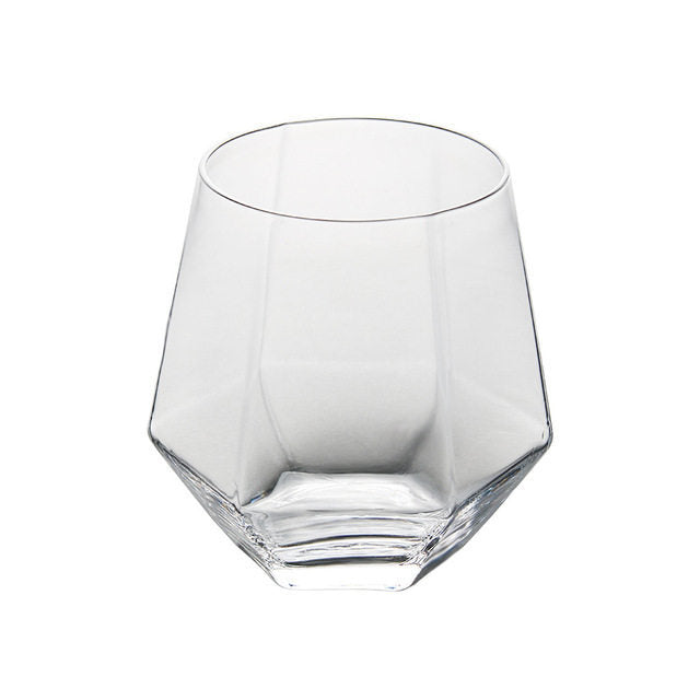 Geometry Whiskey Glass Diamond Crystal G