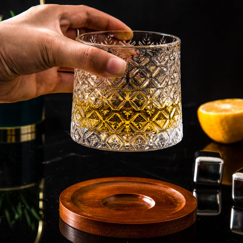 Diamond Tumbler Whiskey Glass