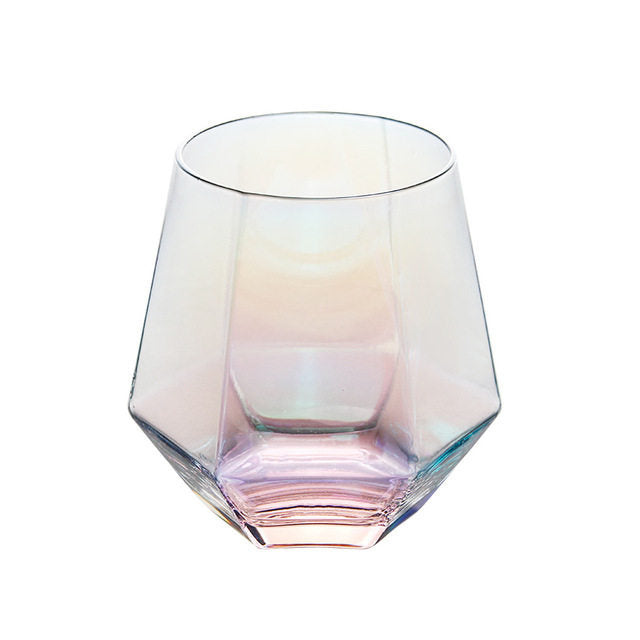 Geometry Whiskey Glass Diamond Crystal G