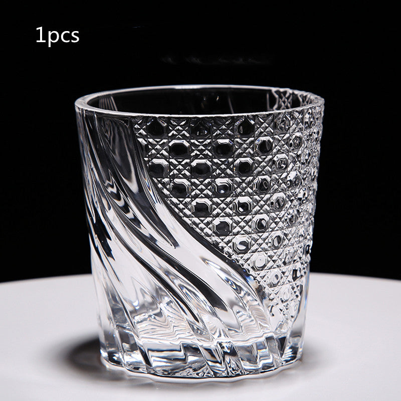 Crystal Diamond Whiskey Glass