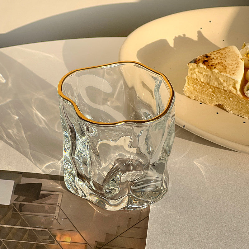 Instagram Wind Irregular Whiskey Glass