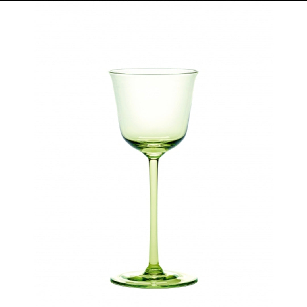 French Single Light Green Cider Glass Champagne Glass