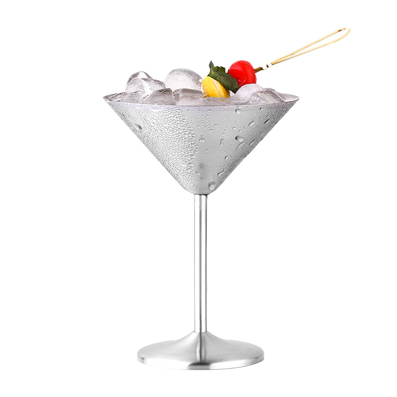 Stainless Steel Martini Glass