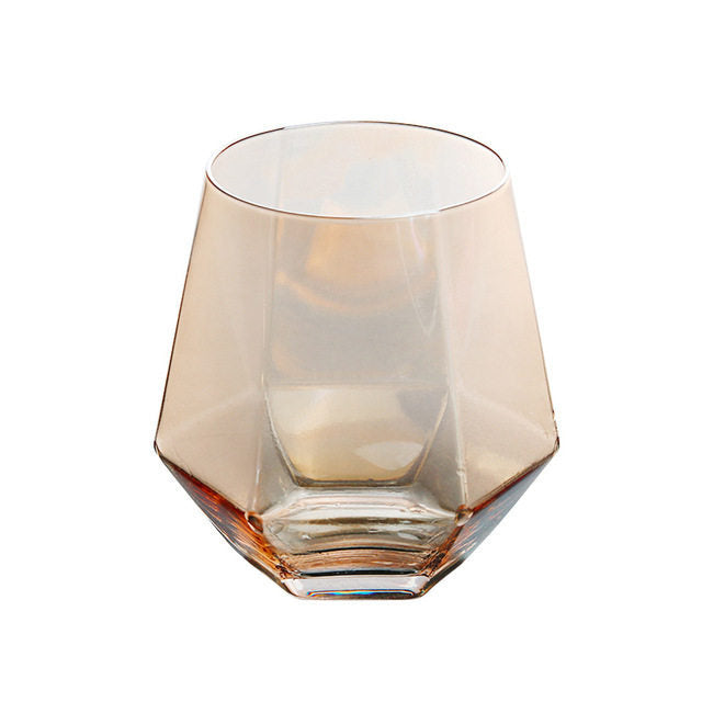 Geometry Whiskey Glass Diamond Crystal G