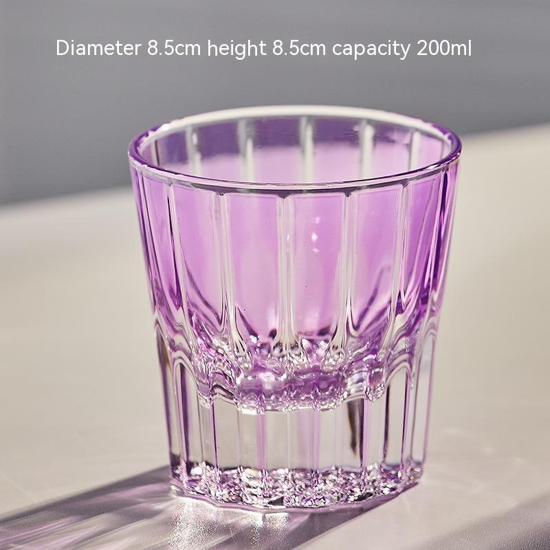 Crystal Whiskey Glass - Colored