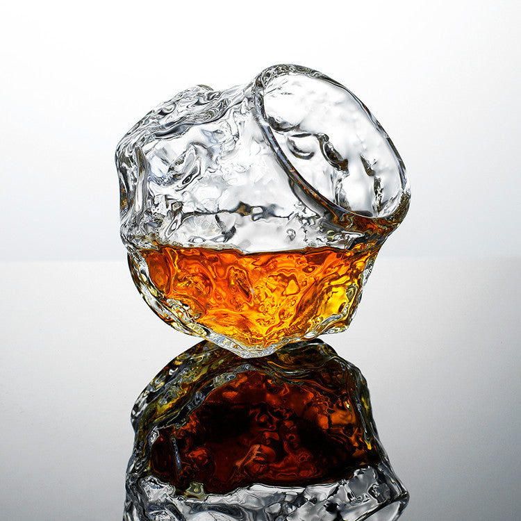 Japanese Meteorite Planet Shaped Whiskey Glass