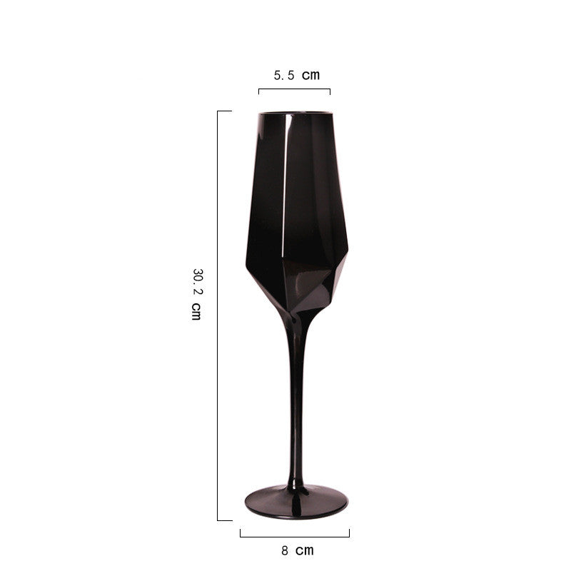 Goblet Simple Wine Glass Champagne Glasses For Model Room Setting