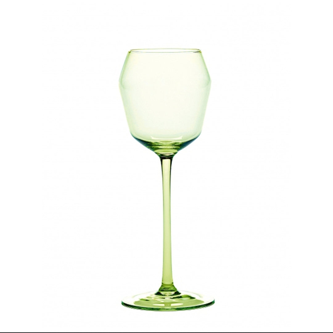 French Single Light Green Cider Glass Champagne Glass