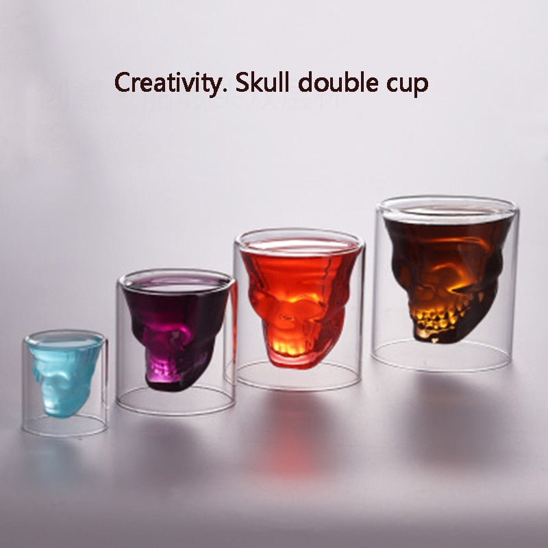 Skull Cocktail Glass