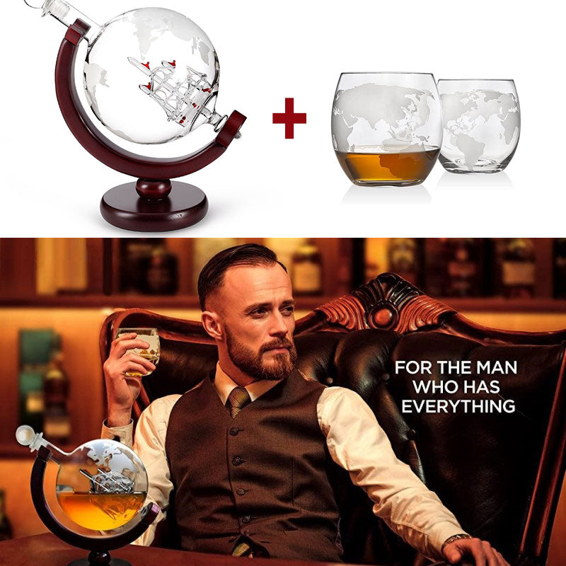 Whiskey Decanter Globe