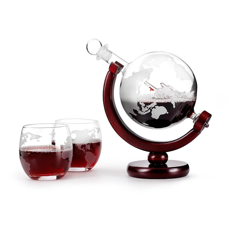 Whiskey Decanter Globe