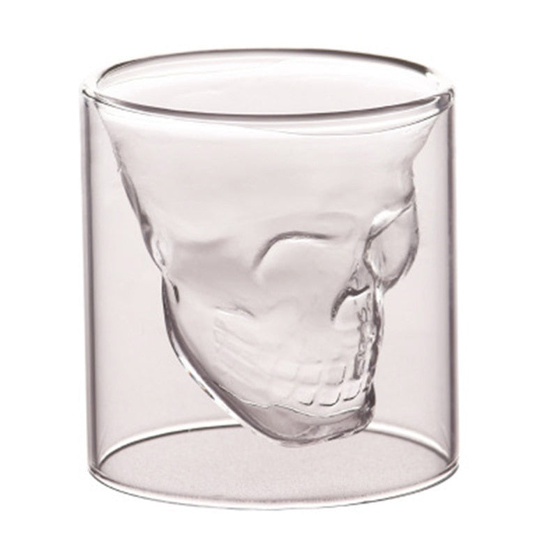 Skull Cocktail Glass