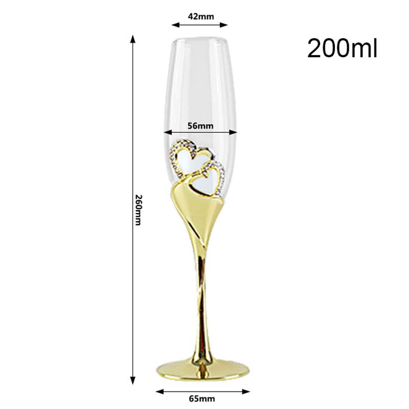 Crystal Wedding Champagne Glasses