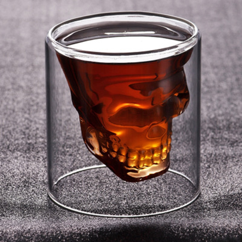 Skull Cocktail Glass